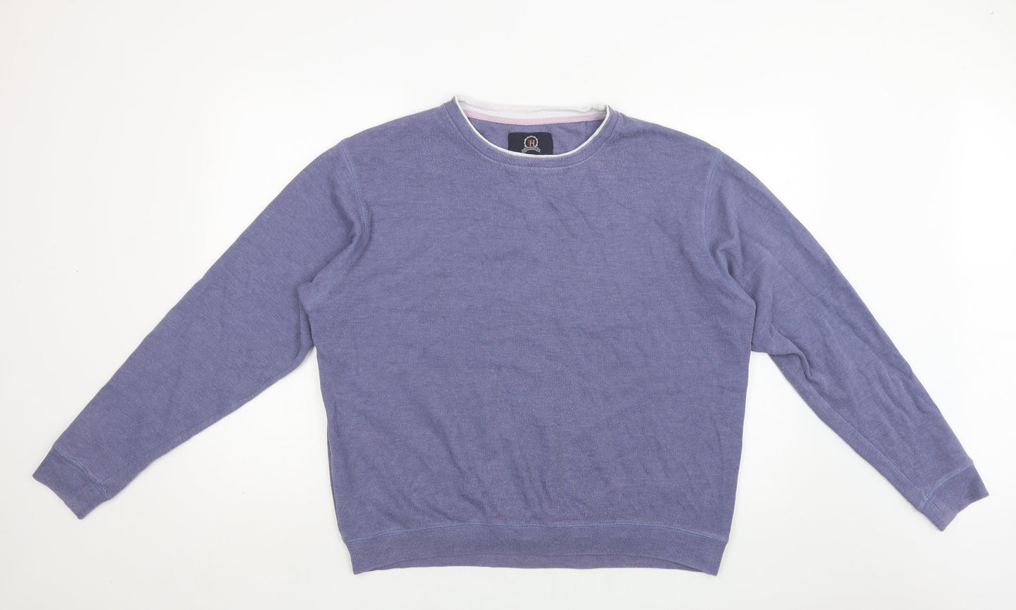Mens UK Size XL Hutson Harbour Blue Pullover Sweatshirt