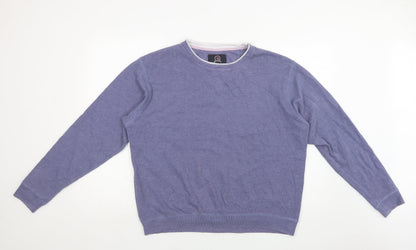 Mens UK Size XL Hutson Harbour Blue Pullover Sweatshirt