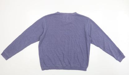 Mens UK Size XL Hutson Harbour Blue Pullover Sweatshirt