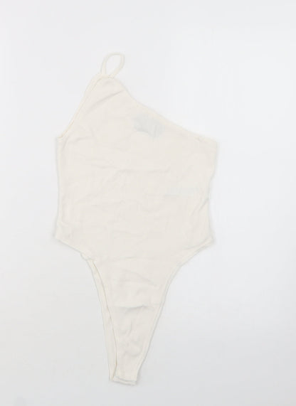 Womens UK Size 12 ASOS One-Piece Ivory Bodysuit