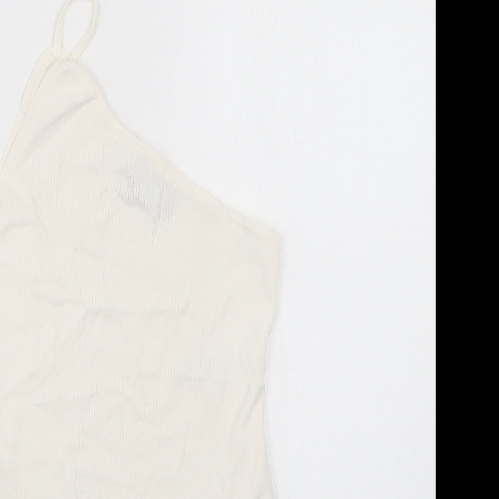 Womens UK Size 12 ASOS One-Piece Ivory Bodysuit