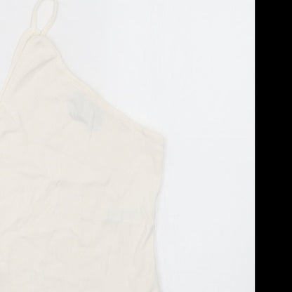 Womens UK Size 12 ASOS One-Piece Ivory Bodysuit