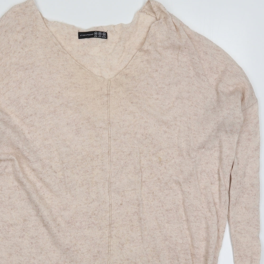 Womens UK Size XS Atmosphere Beige Pullover Jumper