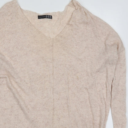 Womens UK Size XS Atmosphere Beige Pullover Jumper