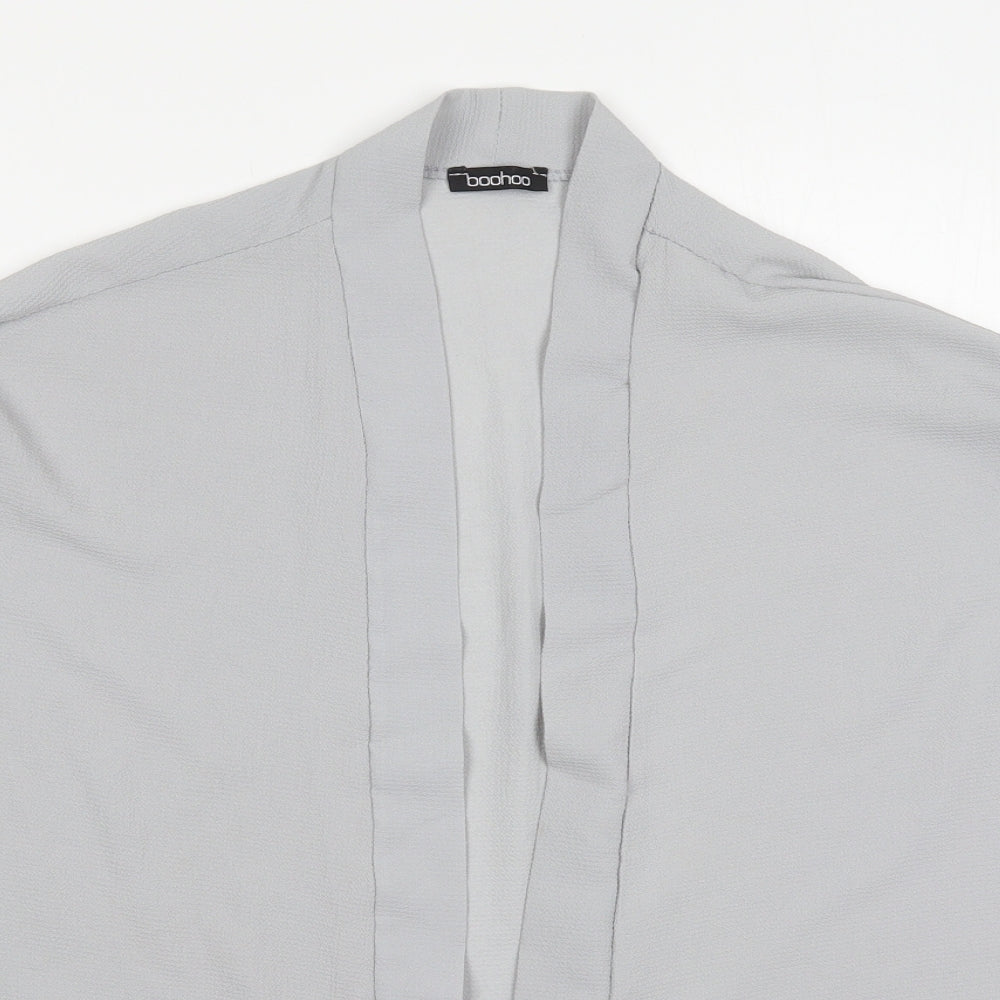 Boohoo Womens Grey   Jacket  Size M