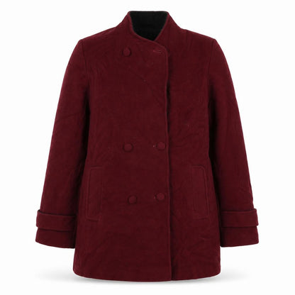 Womens UK Size 16 EWM Red Pea Coat