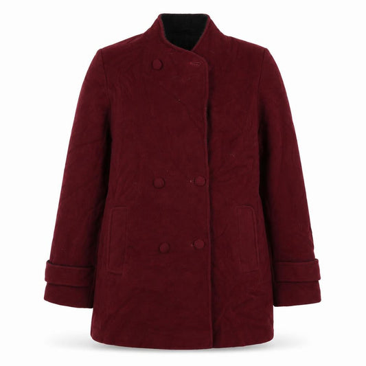 Womens UK Size 16 EWM Red Pea Coat