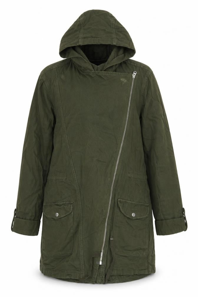 Topshop Womens Green   Jacket  Size 8  Zip