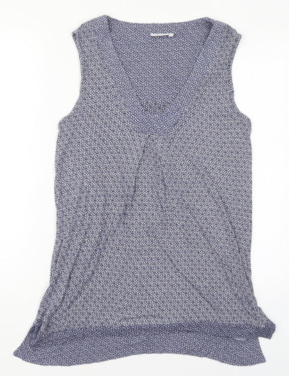 Womens UK Size 10 NEXT Blue Basic Tank