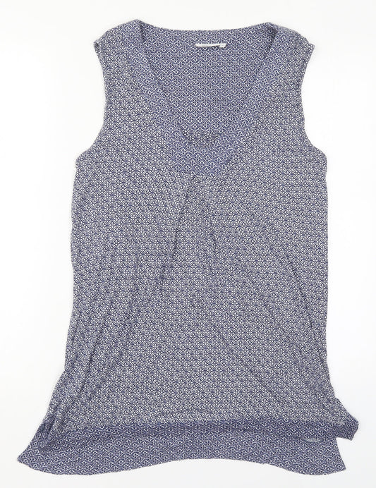 Womens UK Size 10 NEXT Blue Basic Tank