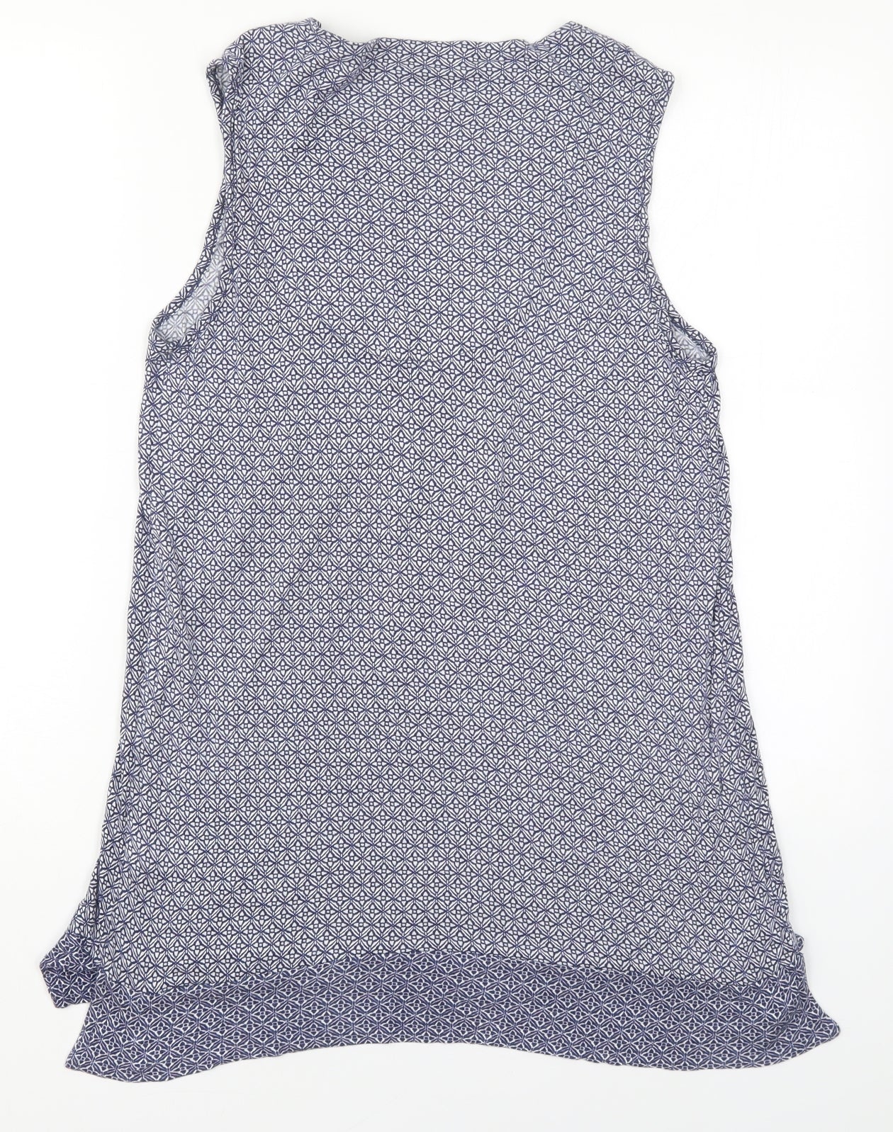 Womens UK Size 10 NEXT Blue Basic Tank