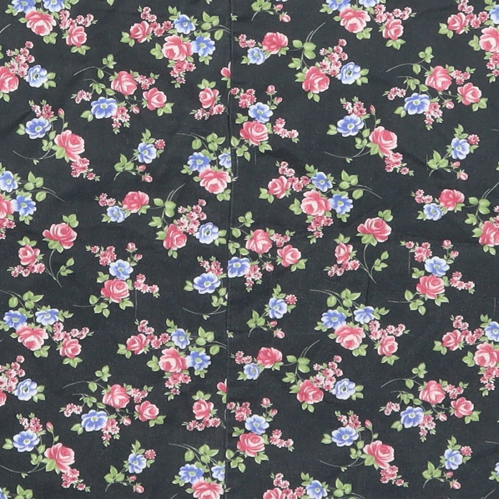 Papaya Womens Multicoloured Floral Cotton Mini Skirt Size 12