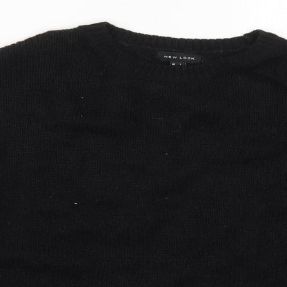 Womens UK Size L New Look Black Pullover Jumper