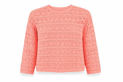 Womens UK Size L Peacocks Pink Pullover Jumper