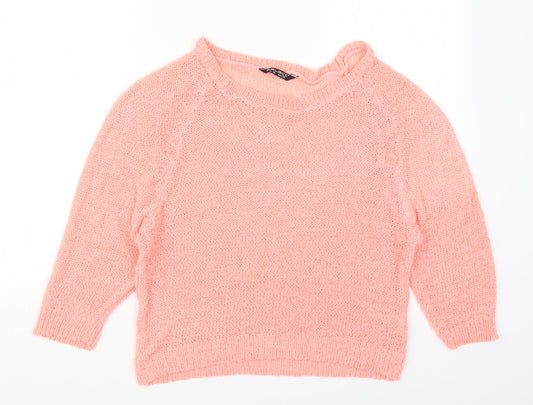 Womens UK Size 10 Select Pink Pullover Jumper