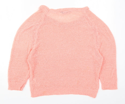 Womens UK Size 10 Select Pink Pullover Jumper