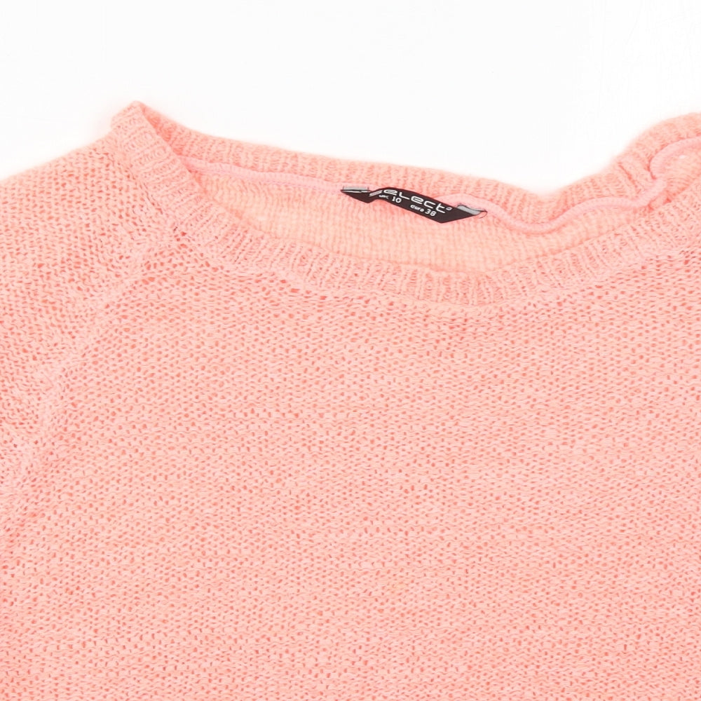 Womens UK Size 10 Select Pink Pullover Jumper