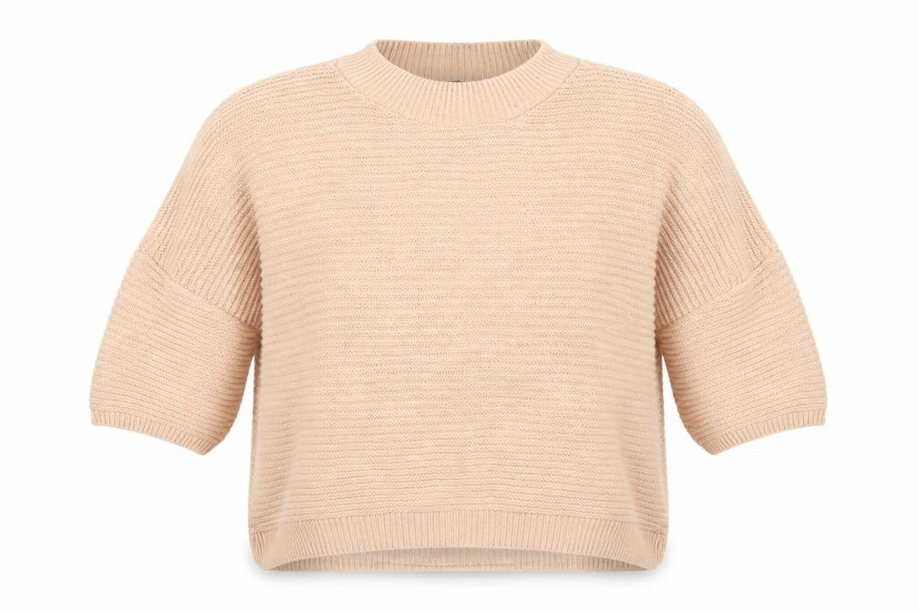 Front view of Originals women’s pink round neck cotton jumper, size S