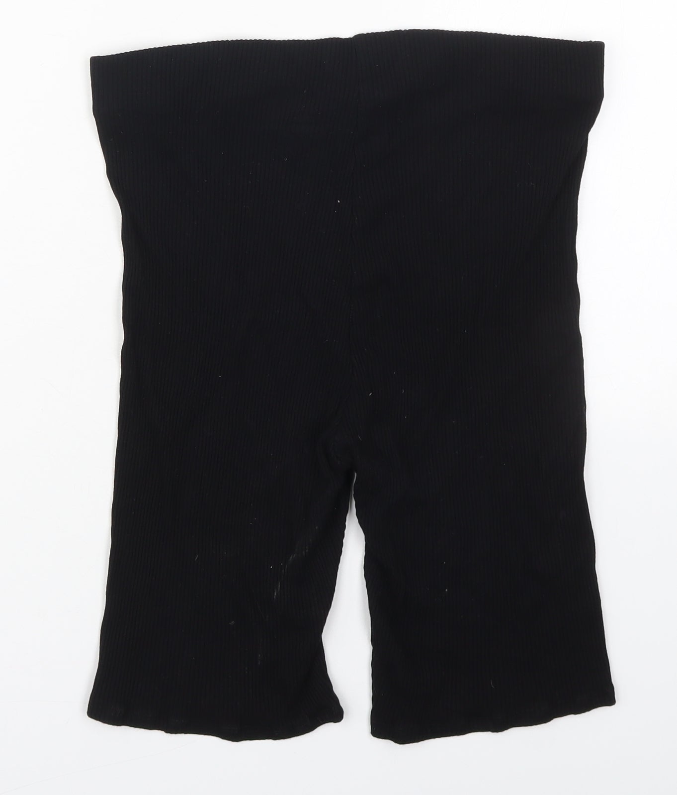 H&M Womens Black  Polyester Biker Shorts Size M L9 in Regular