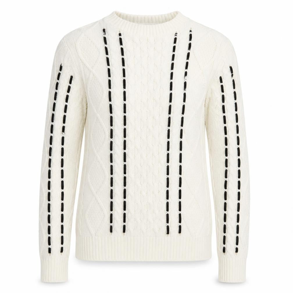 Womens UK Size M Papaya White Pullover Jumper
