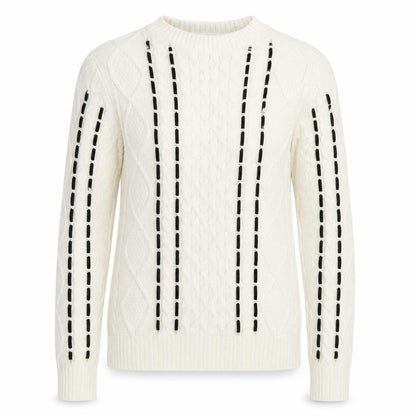 Womens UK Size M Papaya White Pullover Jumper