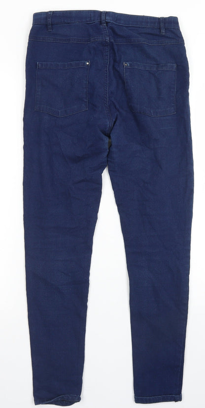 Select Womens Blue  Cotton Jegging Jeans Size 8 L27 in Regular