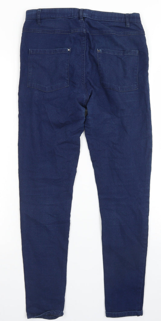 Select Womens Blue  Cotton Jegging Jeans Size 8 L27 in Regular