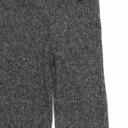 F&F Girls Grey  Viscose Sweatpants Trousers Size 9 Months L24 in Regular Drawstring