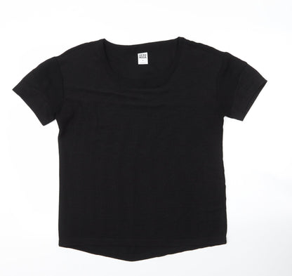 Womens UK Size M Vera Moda Black Basic Blouse