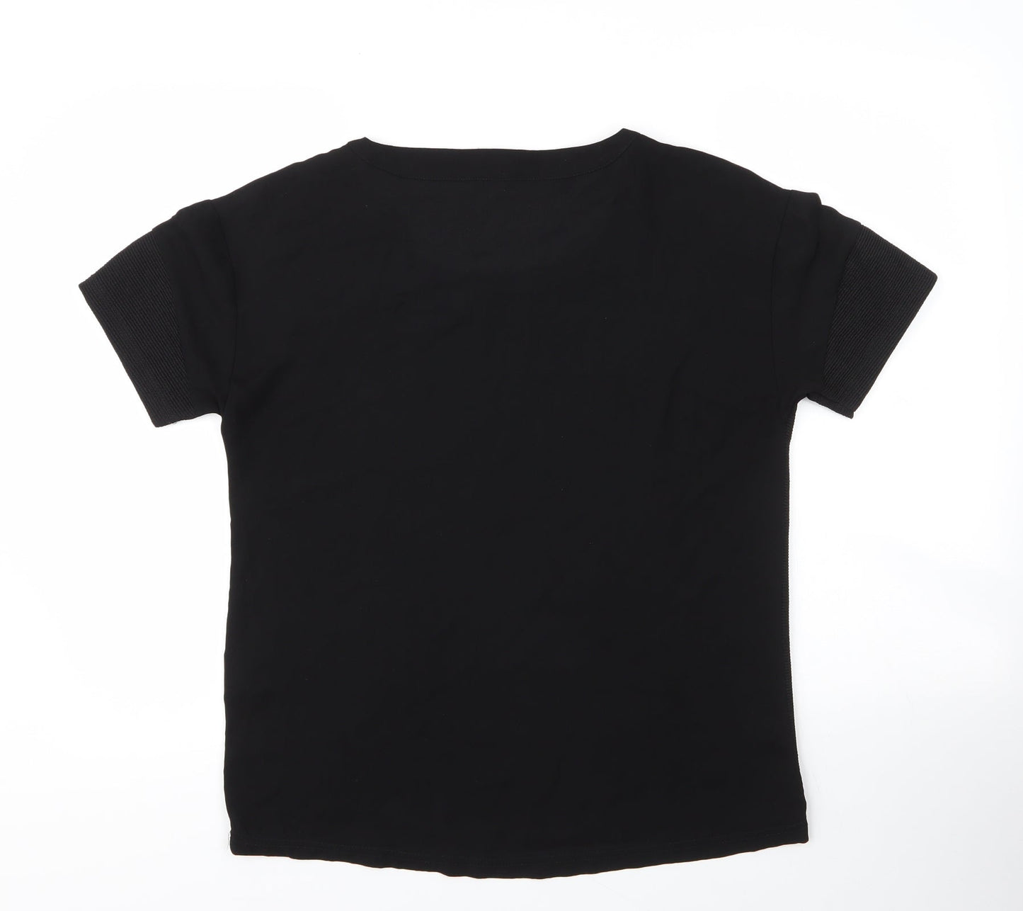 Womens UK Size M Vera Moda Black Basic Blouse