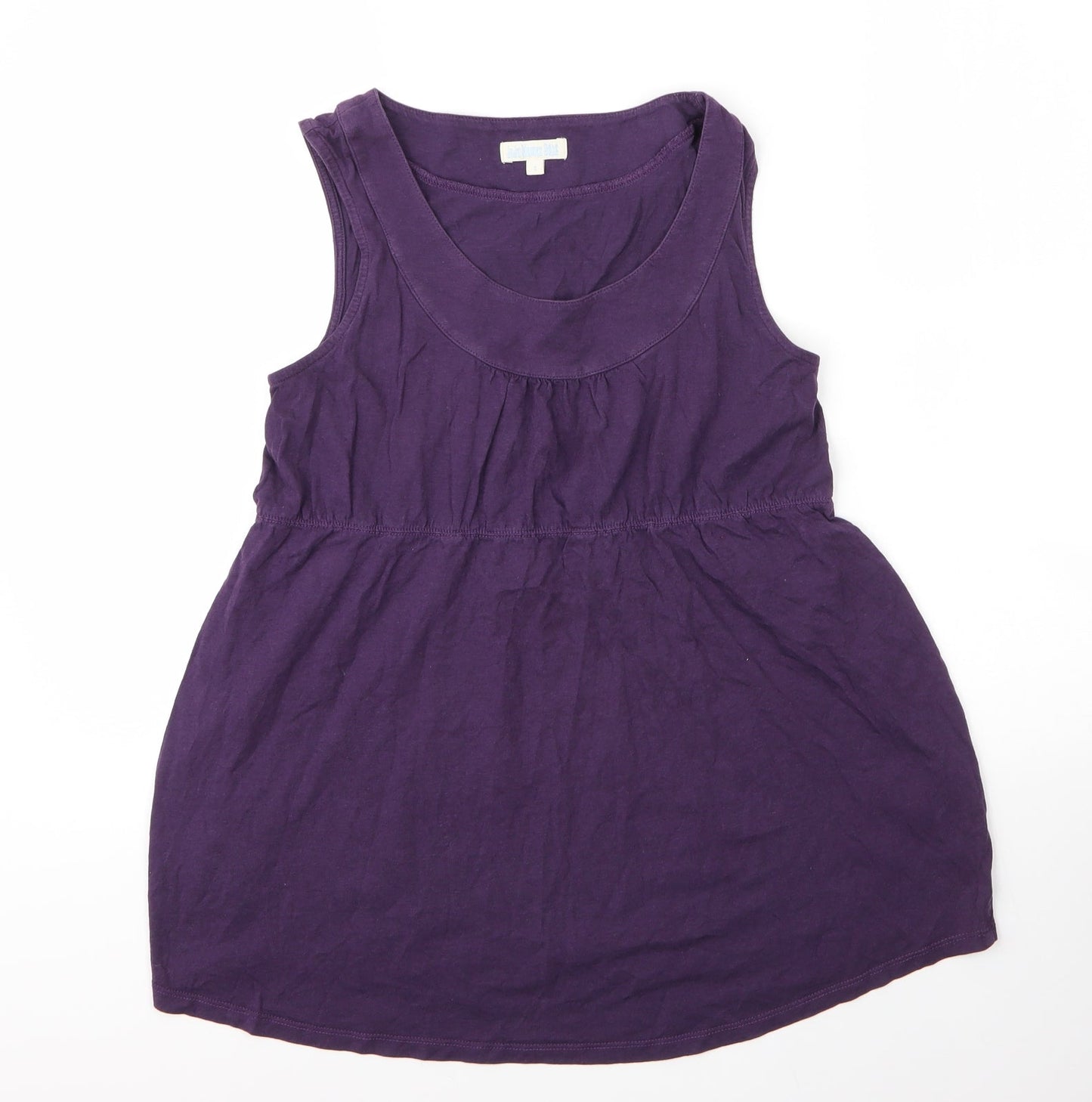 Womens UK Size S JoJo Maman Bébé Purple Tunic Blouse