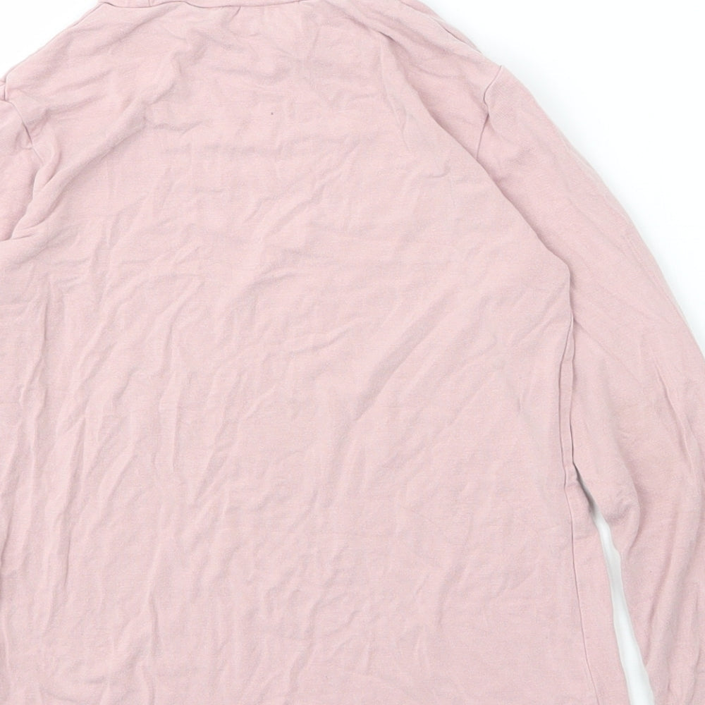 Mayoral Girls Pink  Cotton Basic Blouse Size 5 Years Round Neck