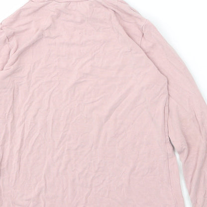 Mayoral Girls Pink  Cotton Basic Blouse Size 5 Years Round Neck