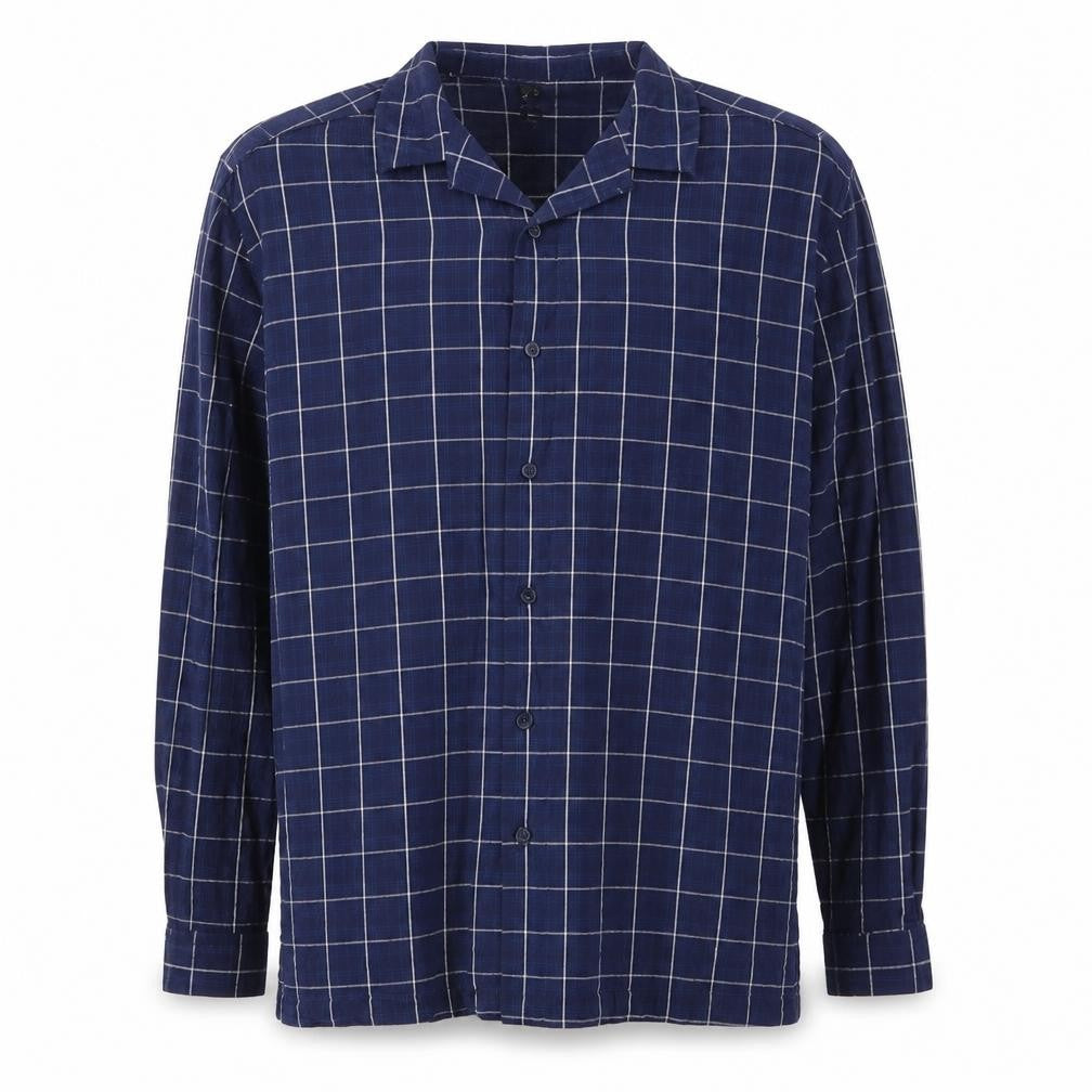 Mens UK Size M H&M Blue  Button-Up Long Sleeve Casual Shirt