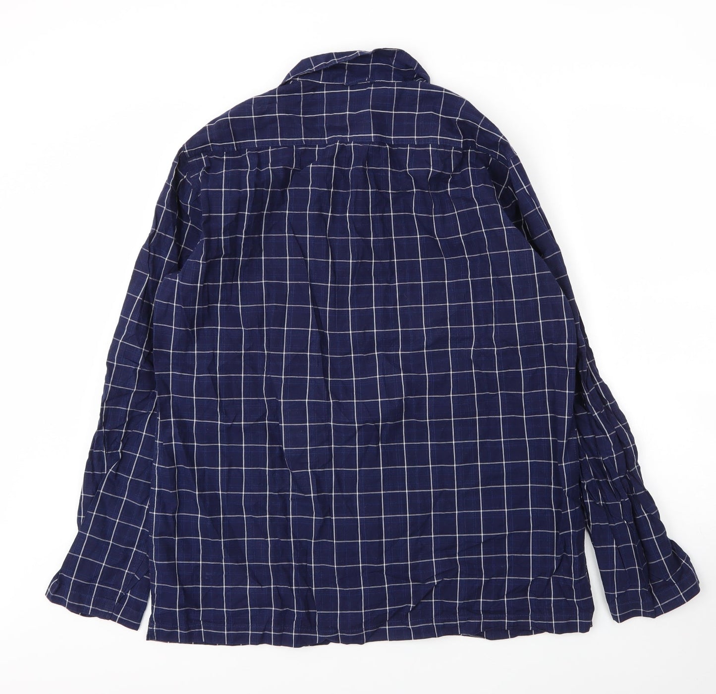 Mens UK Size M H&M Blue  Button-Up Long Sleeve Casual Shirt