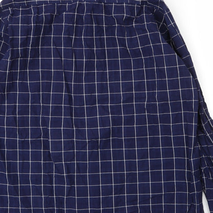 Mens UK Size M H&M Blue  Button-Up Long Sleeve Casual Shirt