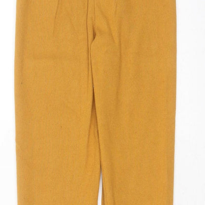 Preworn Girls Yellow  Polyester Carrot Trousers Size 8 Years  Extra-Slim  - leggings