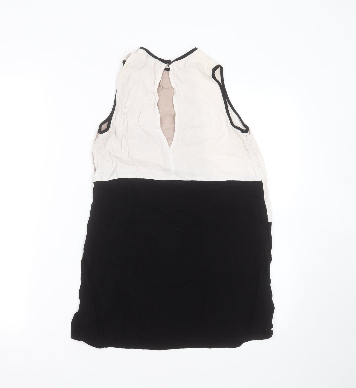 Womens UK Size 6 Warehouse Black Basic Blouse