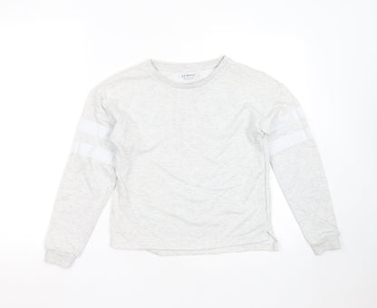Primark Girls Grey  Cotton Pullover Sweatshirt Size 11-12 Years