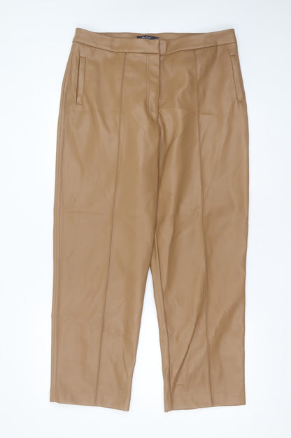Womens UK Size 16 Marks and Spencer Regular Fit  Brown Trousers