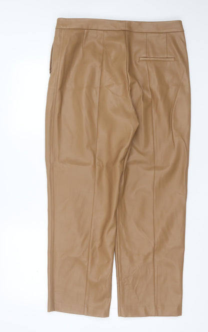 Womens UK Size 16 Marks and Spencer Regular Fit  Brown Trousers