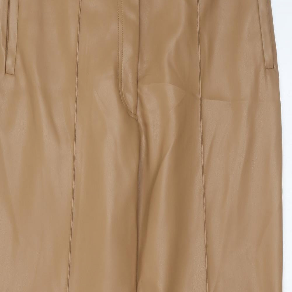 Womens UK Size 16 Marks and Spencer Regular Fit  Brown Trousers