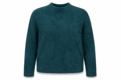 Primark Womens Blue Round Neck  Nylon Pullover Jumper Size S