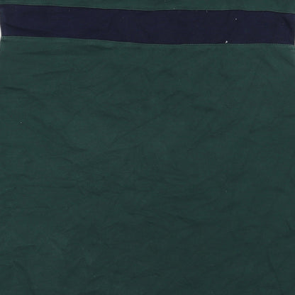 River Island Girls Green  Cotton Basic T-Shirt Size XL Round Neck