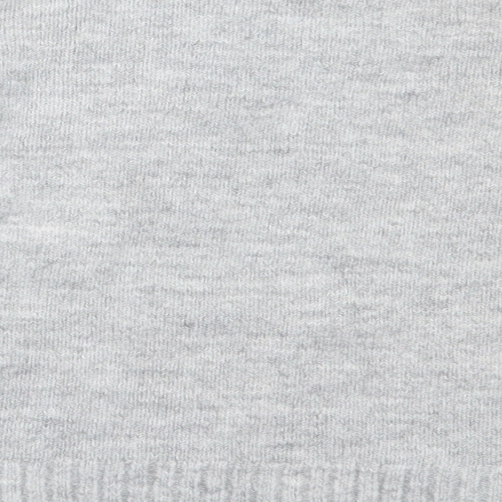 Matalan Girls Grey Round Neck  Acrylic Pullover Jumper Size 10 Years