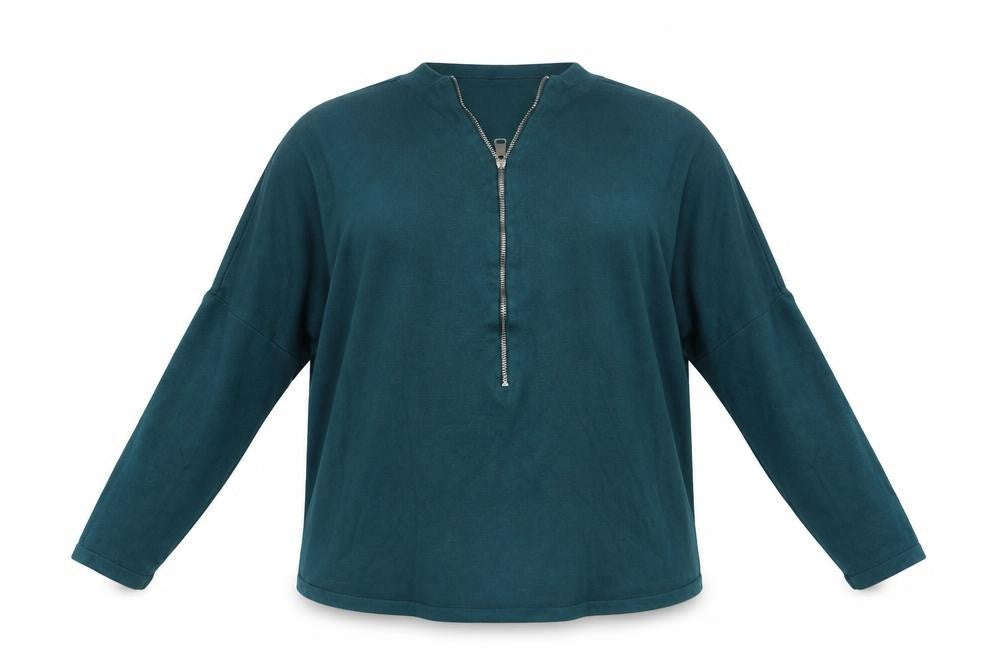 Womens UK Size 12 Apricot Green Pullover Jumper