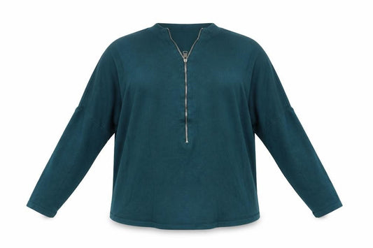 Womens UK Size 12 Apricot Green Pullover Jumper