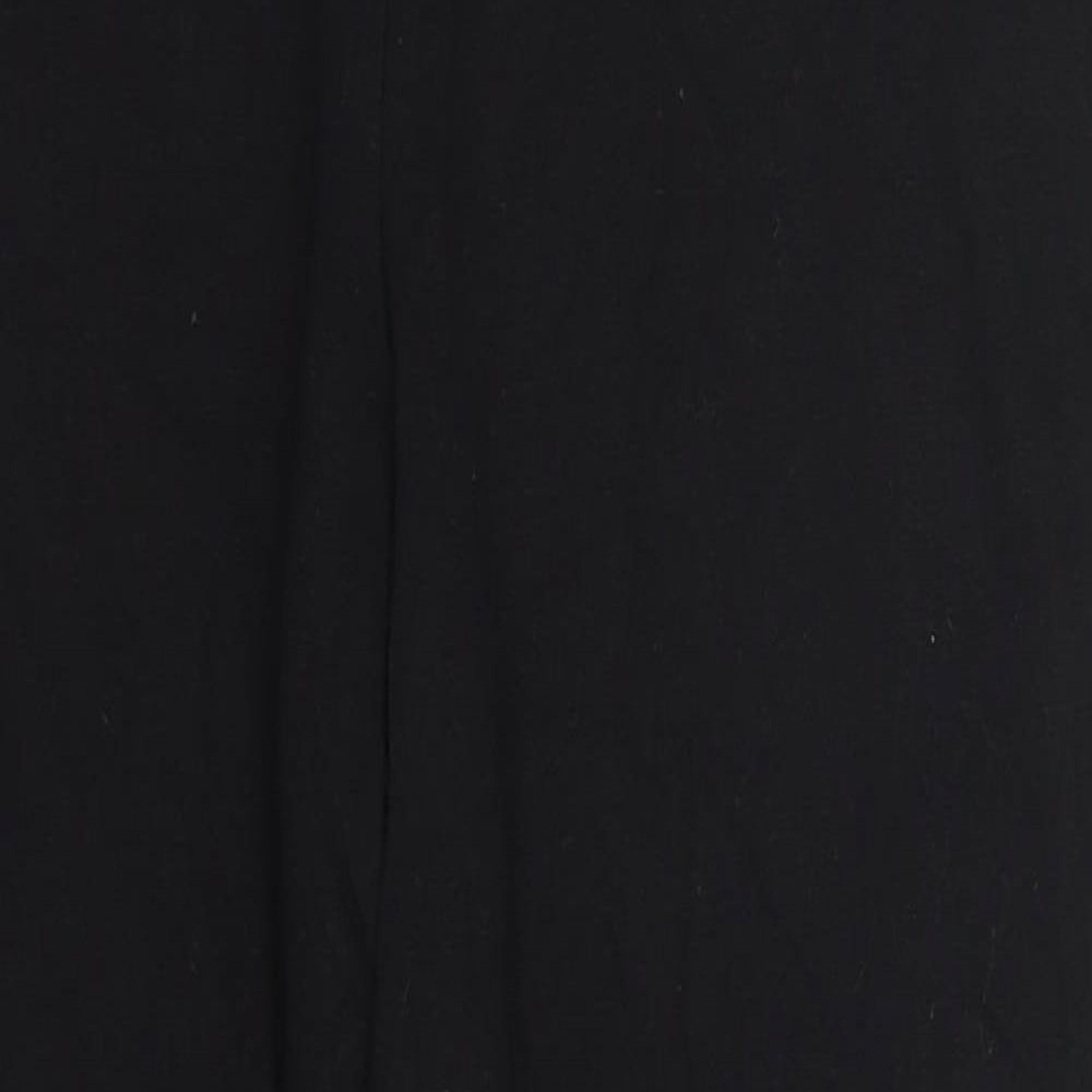 By Design Womens Black  Cotton Carrot Leggings Size M L25 in