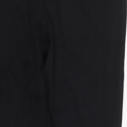 By Design Womens Black  Cotton Carrot Leggings Size M L25 in