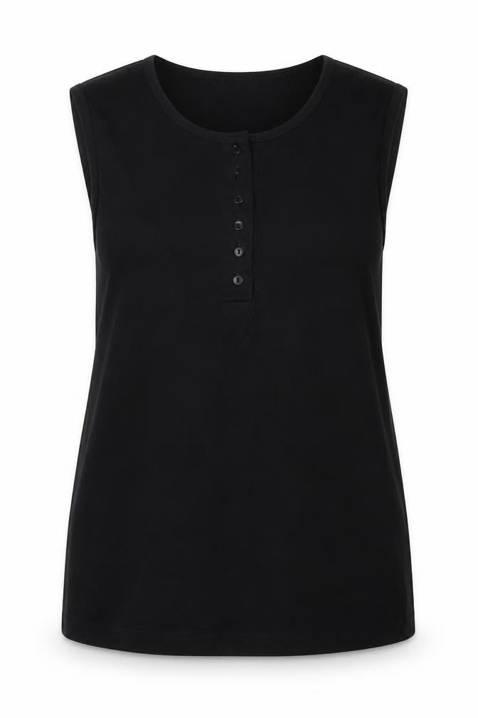 Womens UK Size 14 Betty Barclay Black Basic Tank